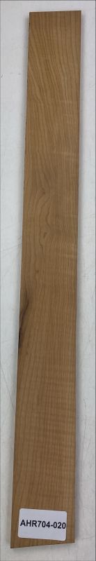 Fretboard Maple flamed, "Caramel", 715x76x10mm Unique Piece #020